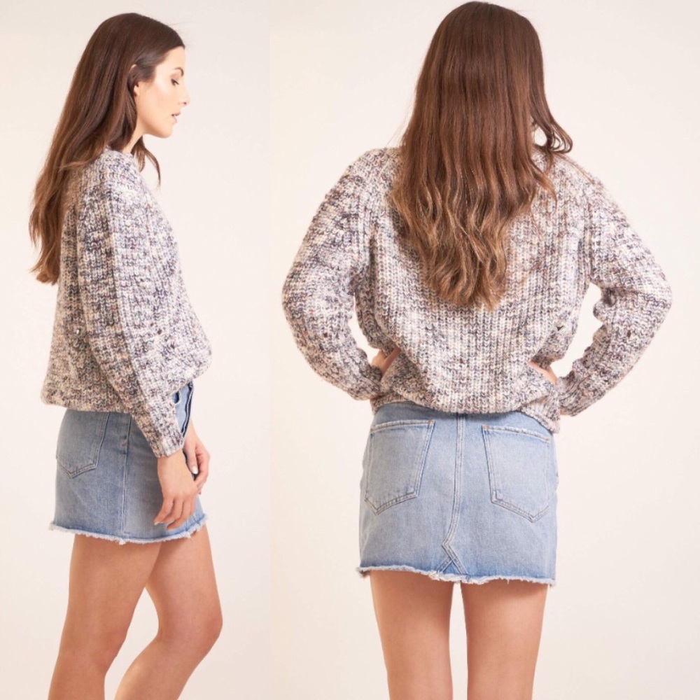 Rails knitted kaleidoscope lux sweater cardigan
